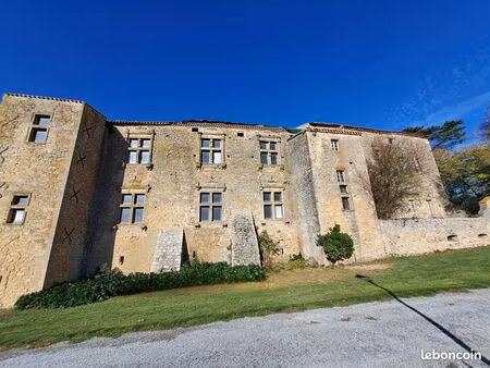 imposant chateau médiéval