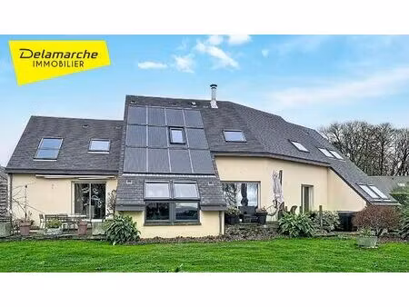 10 min avranches (50300) grande maison contemporaine à vendre 10 pièces 5 chambres sur un 