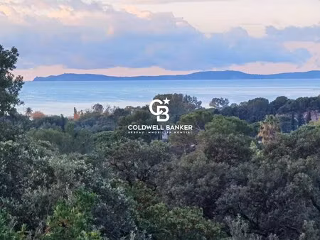 deux terrains paysagers vue mer dans domaine privé avec permis purgé