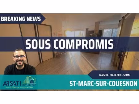 maison - plain-pied - 120m2 - sans vis-à-vis