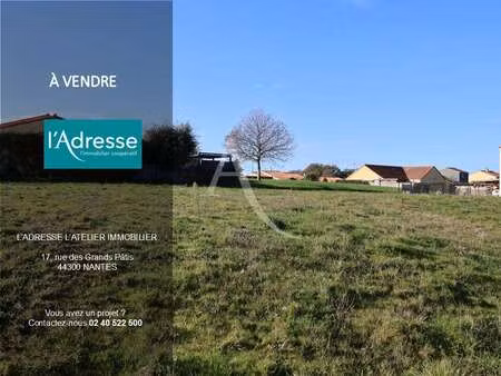 vente terrain à aigrefeuille-sur-maine (44140) : à vendre / 401m² aigrefeuille-sur-maine