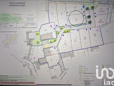 vente terrain à bâtir 306 m²