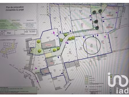 vente terrain à bâtir 306 m²