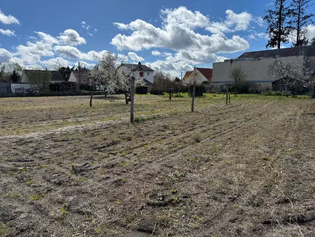 vente terrain  1229.00m²  romorantin