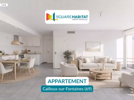vente appartement 4 pièces 82 m² cailloux-sur-fontaines (69270)