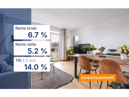 vente appartement 4 pièces 72 m² à le pecq (78230)  245 000 €