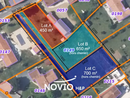 vente terrain 750 m² à naintre (86530)  34 500 €