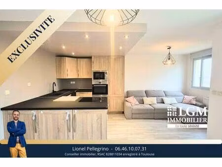 sainte foy de peyrolières  appartement 3 pièces en duplex