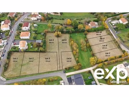 terrain 603 m² saintes