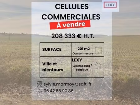 en vente fonds de commerce 201 m² – 208 333 € |lexy