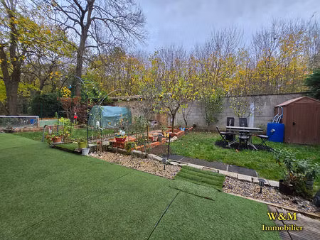 appartement ris orangis 4 pièce(s) 85 m² avec 286 m² de jardin