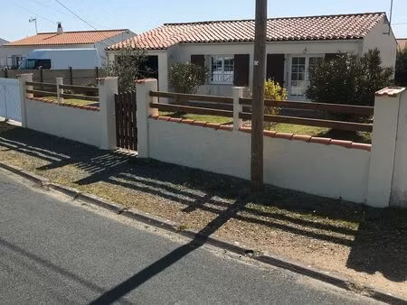 maison de vacances ou résidense principale 42 m² + garage 25 m² sur terrain de 500 m²