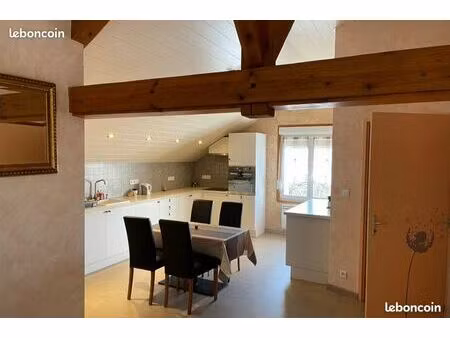 location t2 meublé + terrain