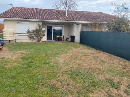 maison-appartement t2 lumineux avec jardin