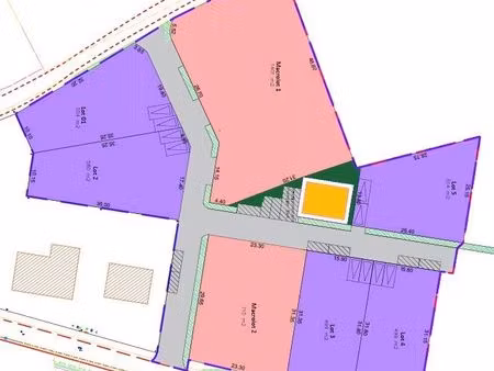 terrain 580 m² saint paterne racan