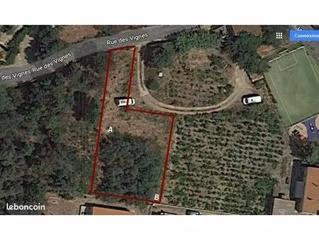 terrain constructible 700 m² rasiguères