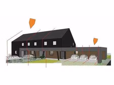 maison 3 façades à louer à léglise