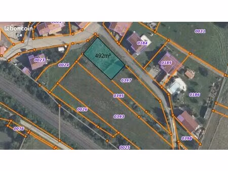 terrain constructible retzwiller 492m²