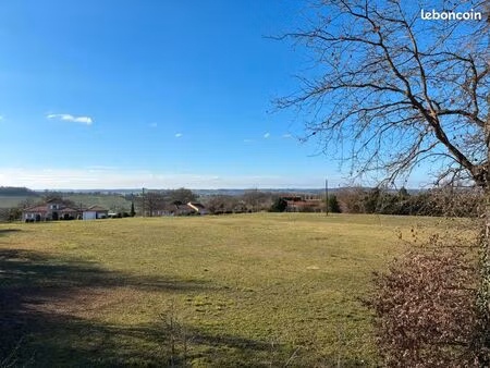 terrain viabilisé 2016 m² + permis de construire – condom