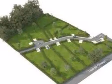 terrain constructible viabilisé à vendre