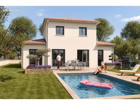 maison d'env 100 m² avec garage - vue dégagée