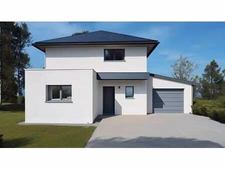 terrain avec maison neuve à vendre