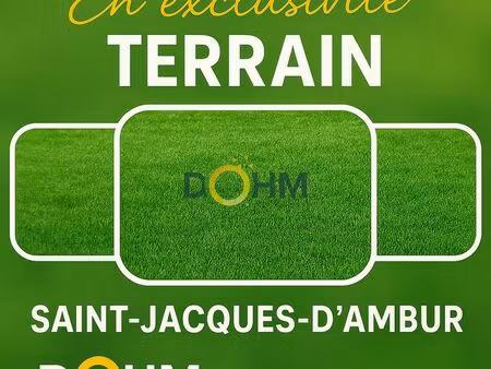 terrain 1595 m² saint-jacques-d'ambur