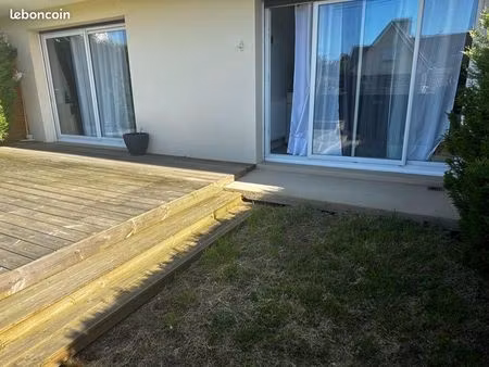 beau f3 de 63m2 avec terrasse dans résidence au calme