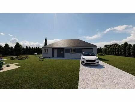terrain avec maison neuve à vendre