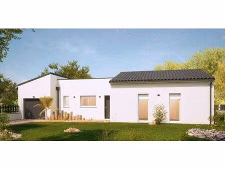 terrain avec maison neuve à vendre