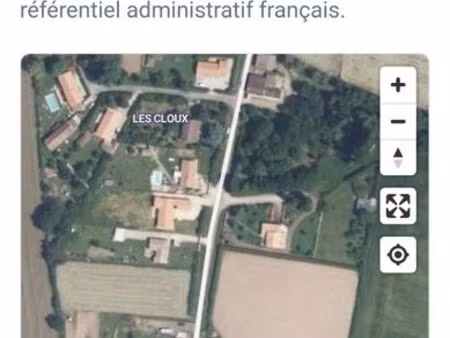 terrain à bâtir constructible 10 le m2