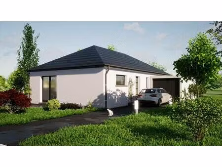 terrain avec maison neuve à vendre