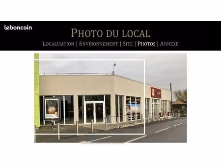 fonds de commerce à vendre – centre commercial aulnoy-lez-valenciennes