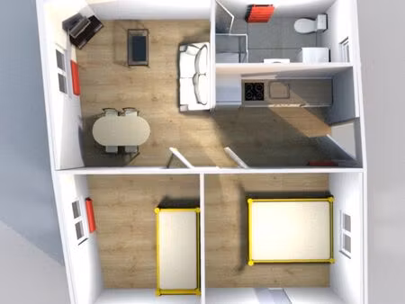 bel appartement f3 40m²