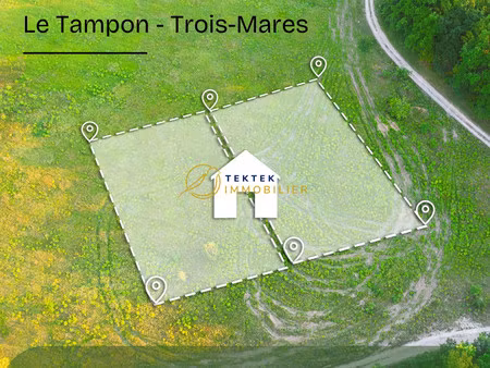 terrain constructible - fort potentiel - le tampon