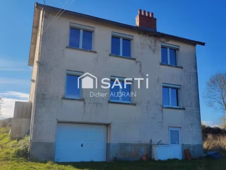 vente maison 6 pièces 156 m² à chambonchard (23110)  141 000 €