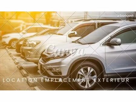 emplacement extérieur 10/15/20m2