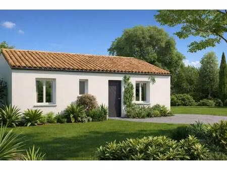 terrain avec maison neuve à vendre