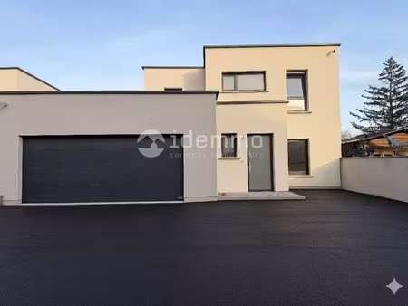 maison neuve 5 pièces  jardin  double garage illange