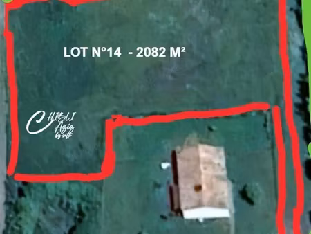 vente terrain 2082 m² à andiran (47170)  66 000 €