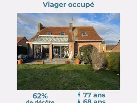 vente viager 5 pièces 131 m² à borre (59190)  83 000 €