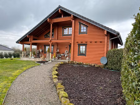 superbe villa en bois prete a habiter