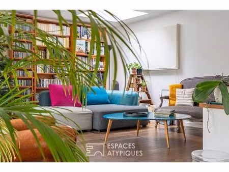 maison contemporaine avec jardin en espaliers