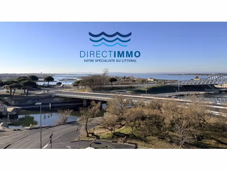 carnon-plage f2 avec loggia + parking