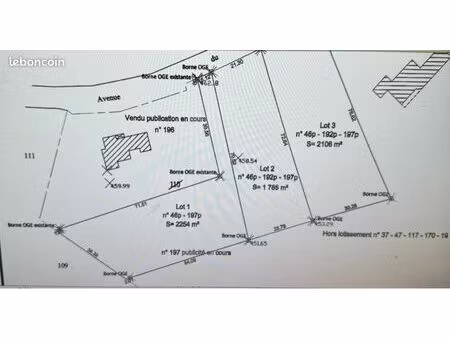 particulier vend terrain constructible