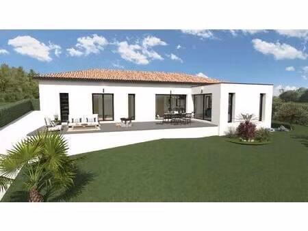 terrain avec maison neuve à vendre