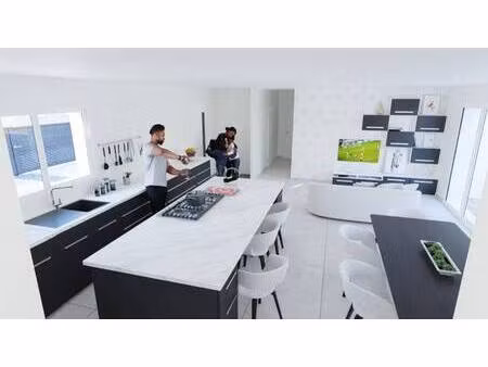 terrain avec maison neuve à vendre