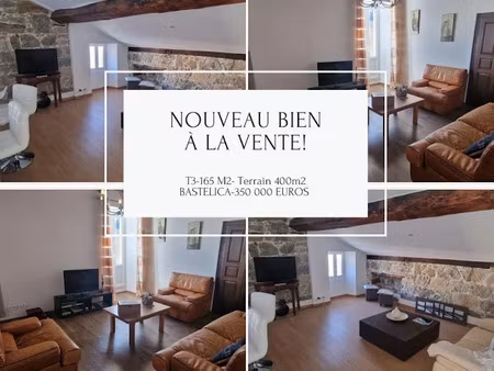 vente maison 9 pièces 165 m² à bastelica (20119)  350 000 €