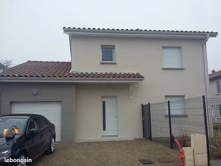 corbas village maison récente 4 chambres – 107m² habitables + garage et terrain