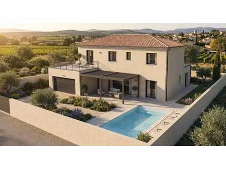 terrain avec maison neuve à vendre